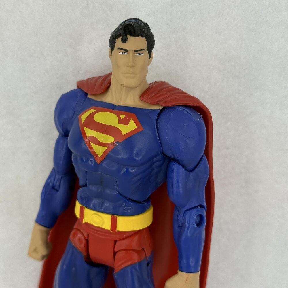 DC Comics Superman Action Figure 6" Red Cape Blue Suit Articulated Toy Figure
